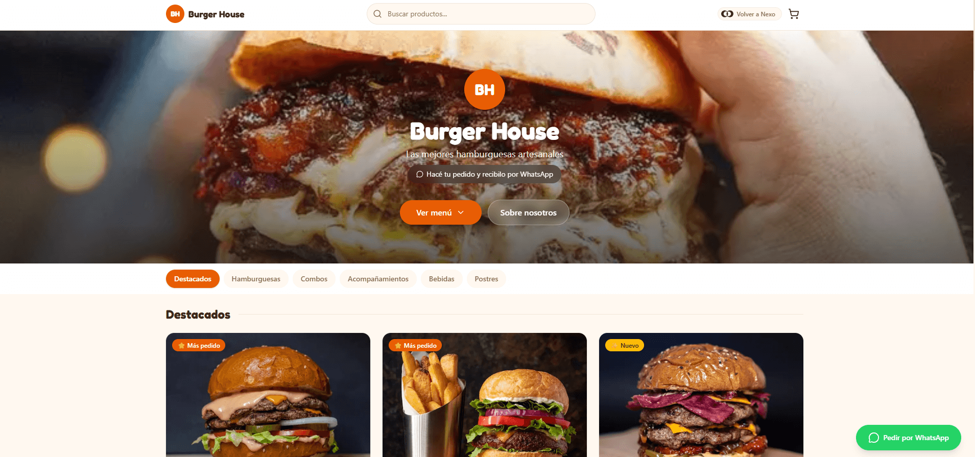 Burger House - escritorio